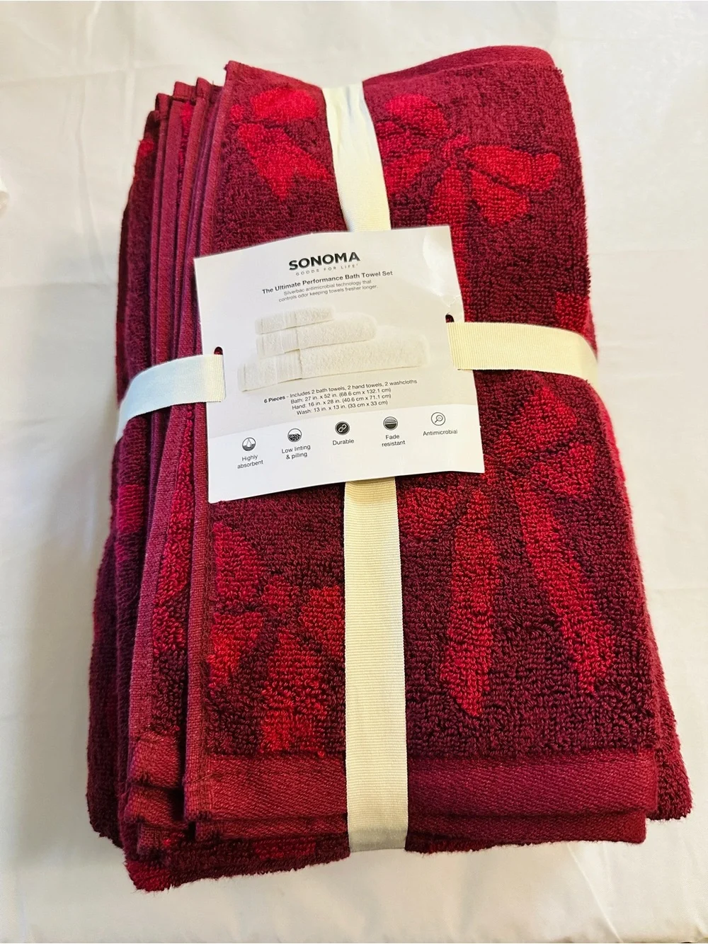 Set of 6 pieces Bath Towel
